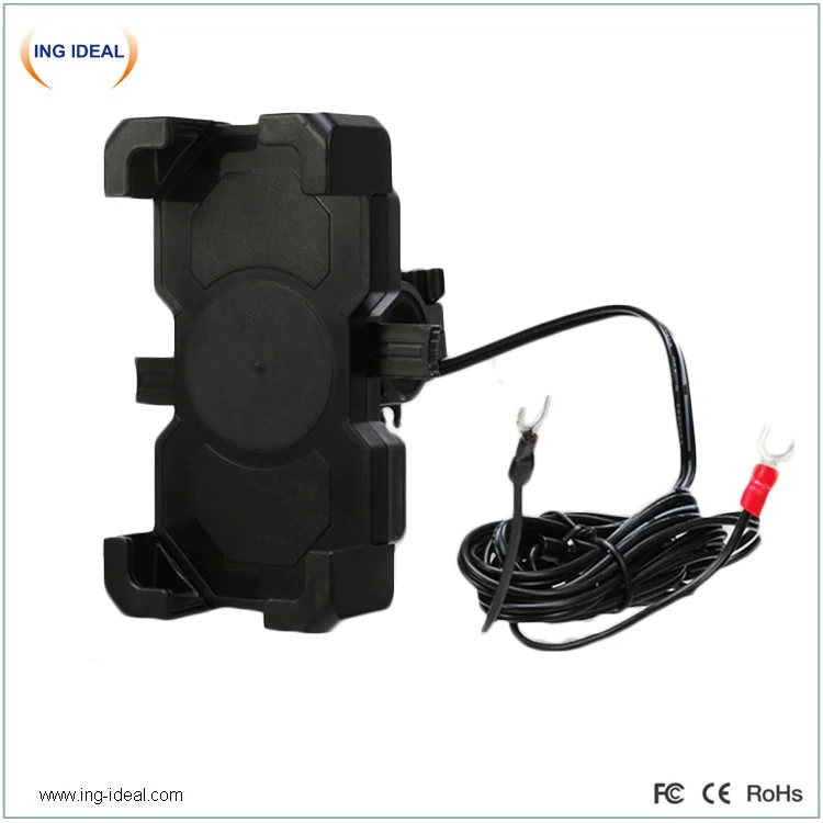 Waterproof USB Charger For Motorcycle With Holder Holder